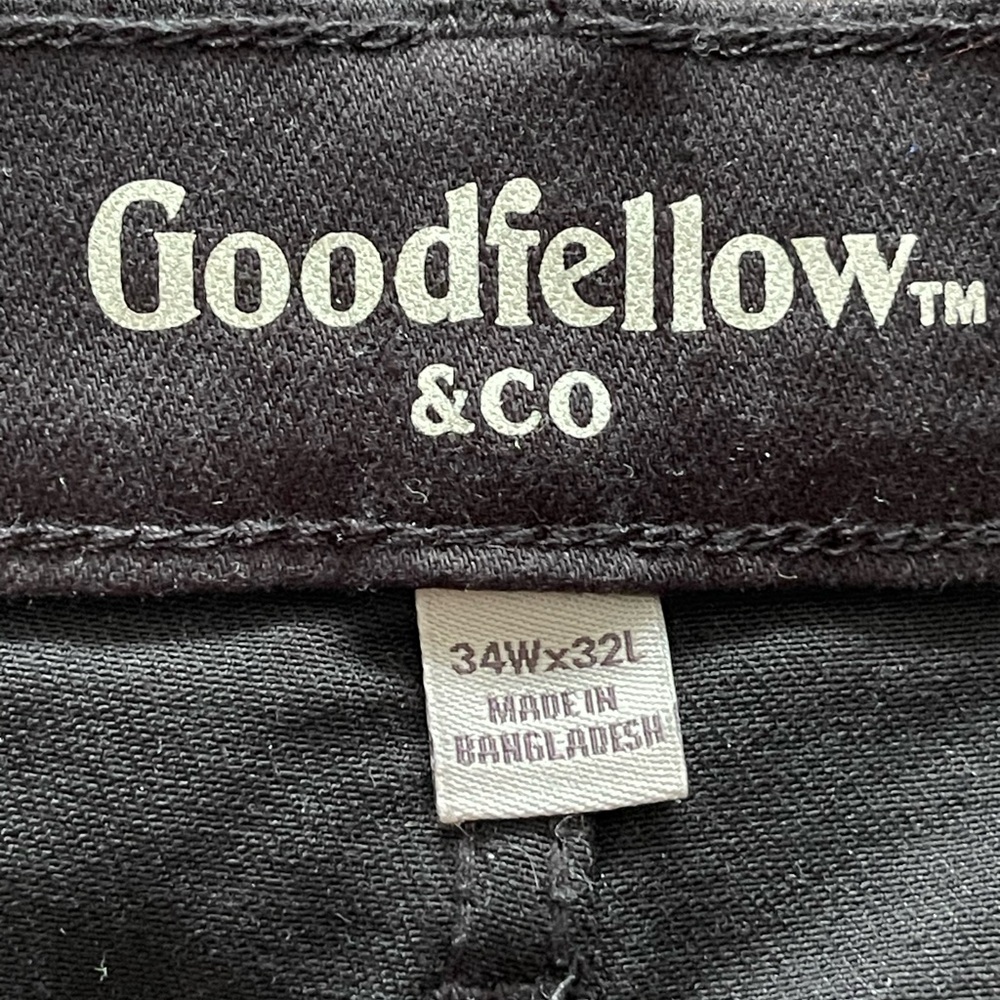 Goodfellow & Co Black Straight Jeans 34x32